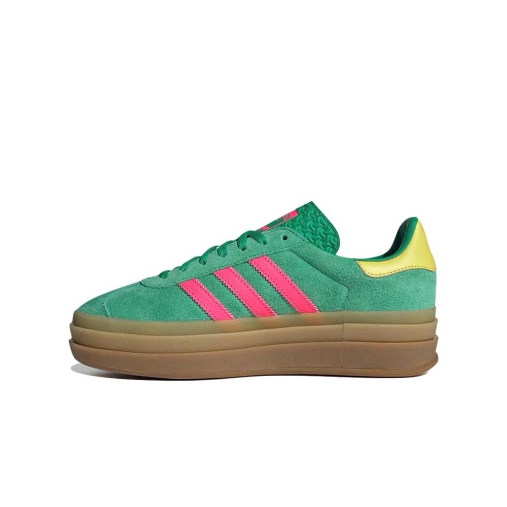 Adidas Women's Green and Pink Sneakers  new in box -306999 - Picture 4 of 4